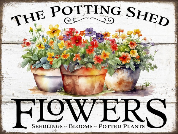 Potting Shed Flowers - 5619