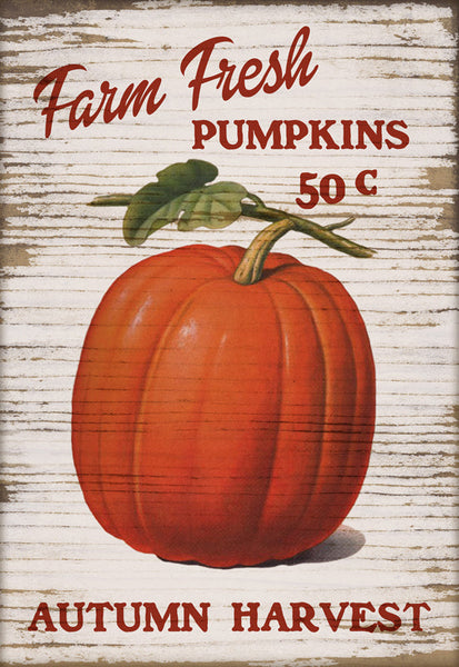Pumpkin Sale On Wood - 2508