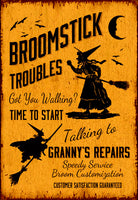 Broomstick Trouble - 3102D