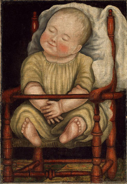 Baby In Red Chair - 3139